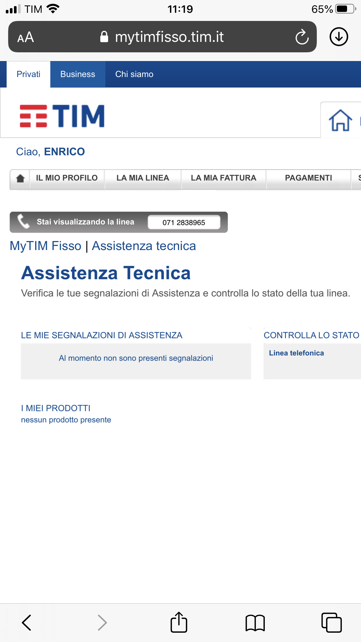Tim Numero Non Abilitato A Ricevere Chiamate