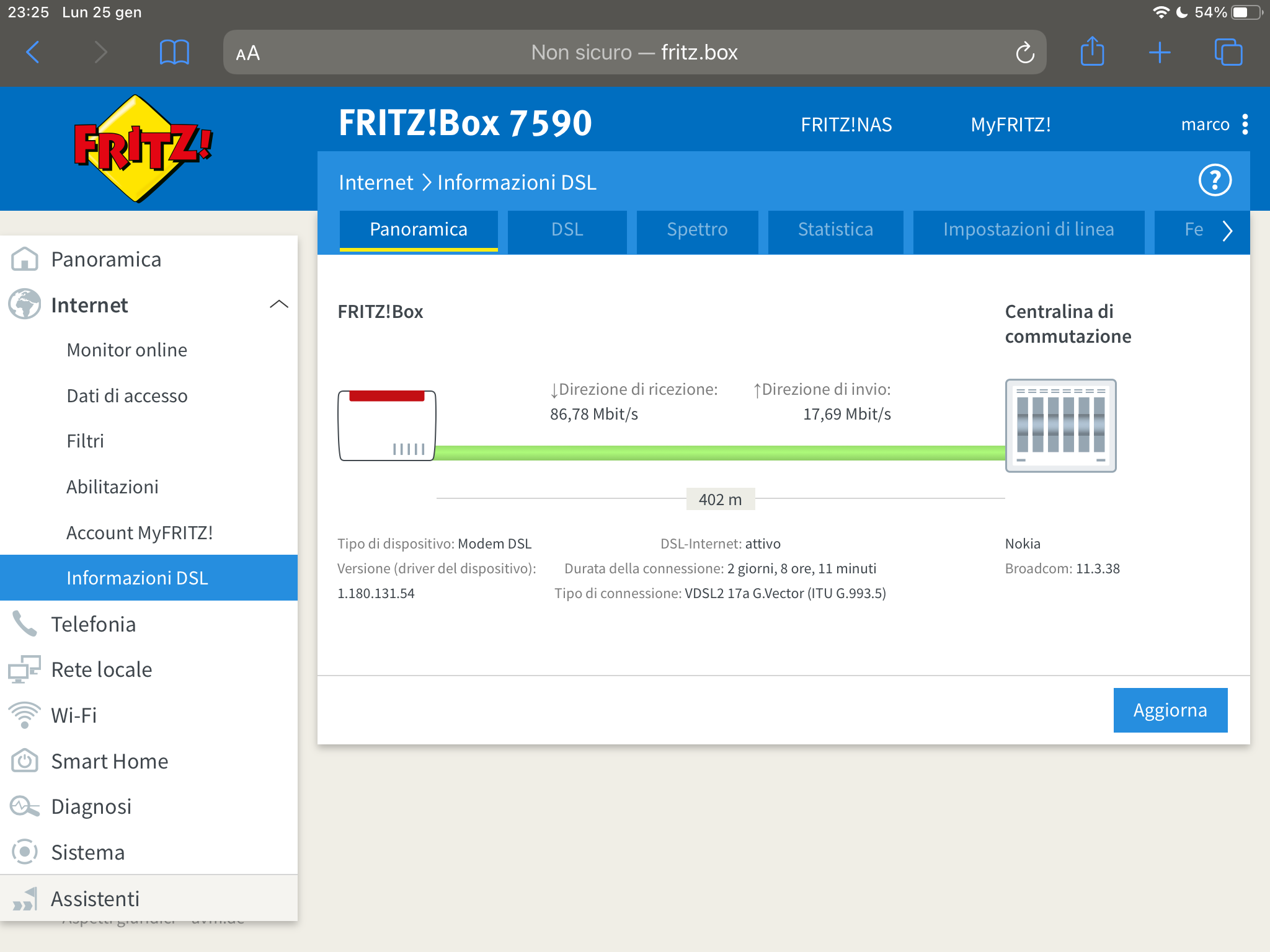 Nuova linea FTTC lenta - FibraClick Forum