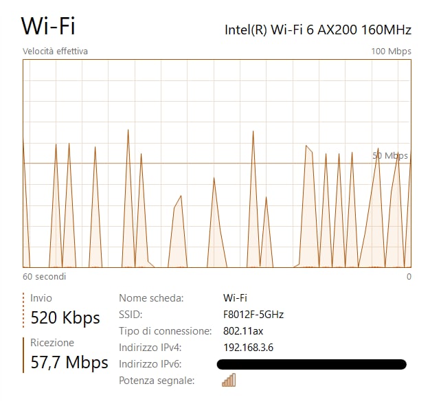 Dimezzamento velocità download dopo cambio presa rj45 - FibraClick Forum