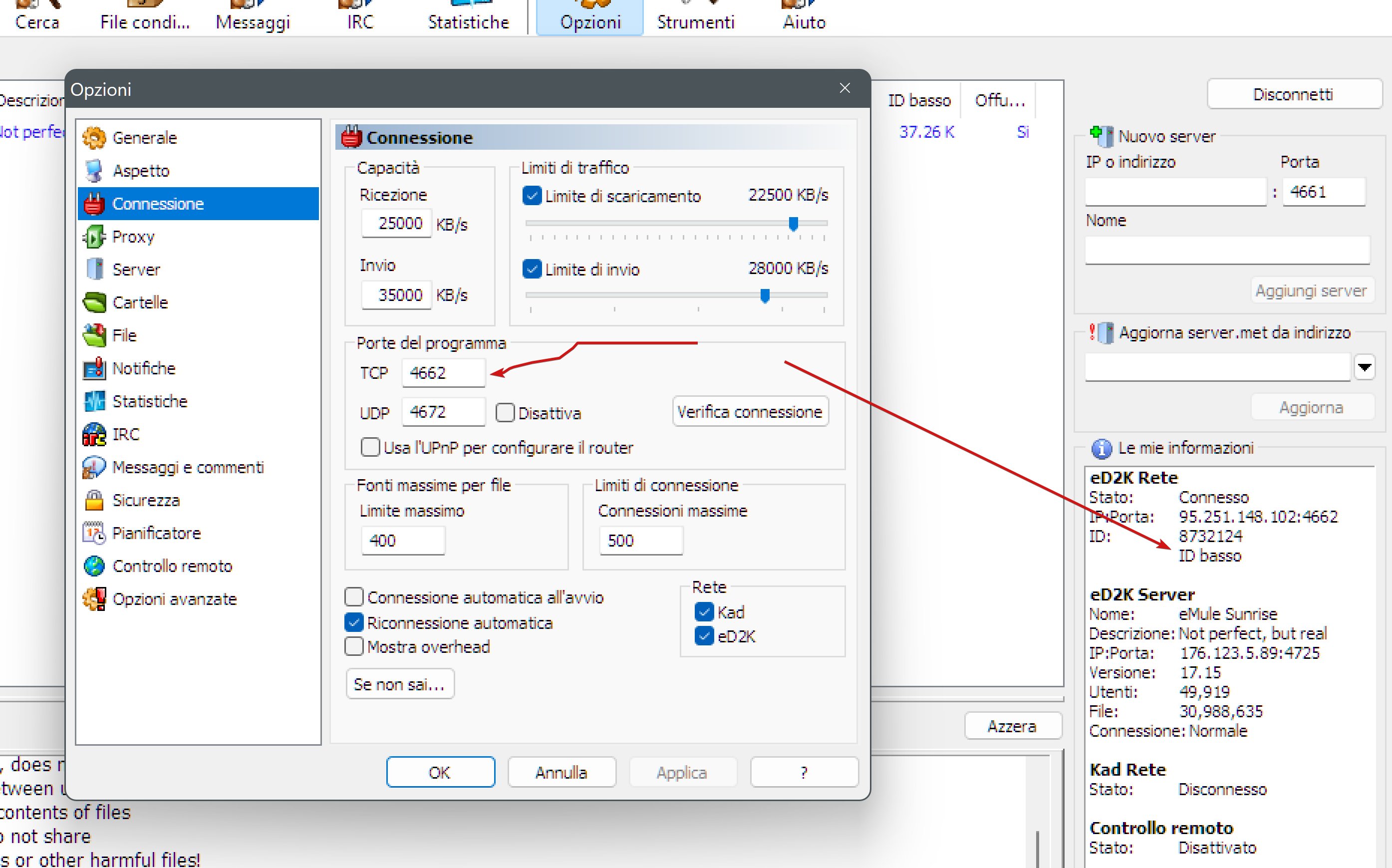 Apertura Porte su Router TIM HUB PRO (eMule) - FibraClick Forum