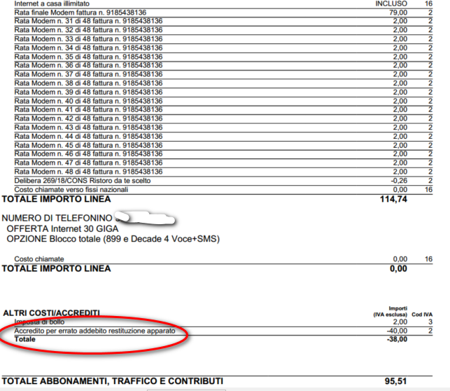 e il casino con le fatture - FibraClick Forum