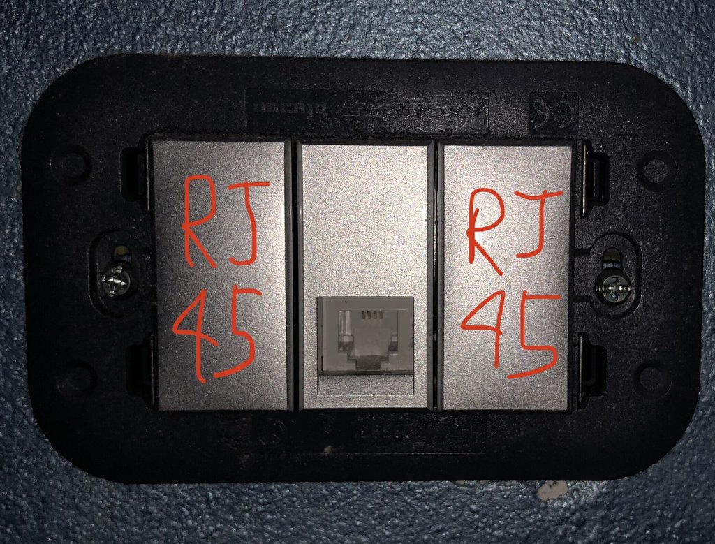 prese a muro rj45, schema cross o dritto? - FibraClick Forum