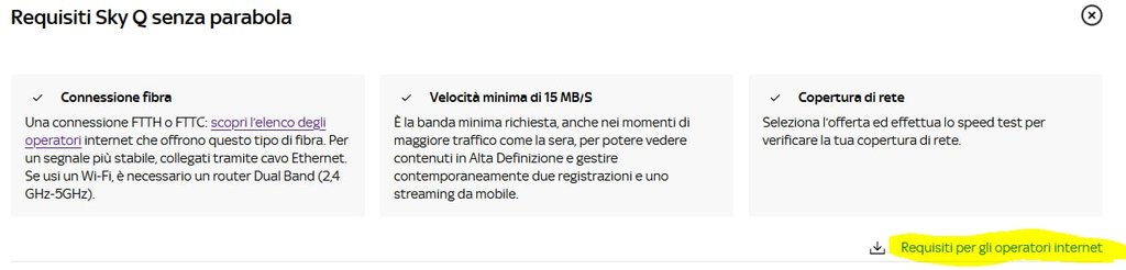 Sky Senza Parabola Via Internet Con Provider Fuori Lista